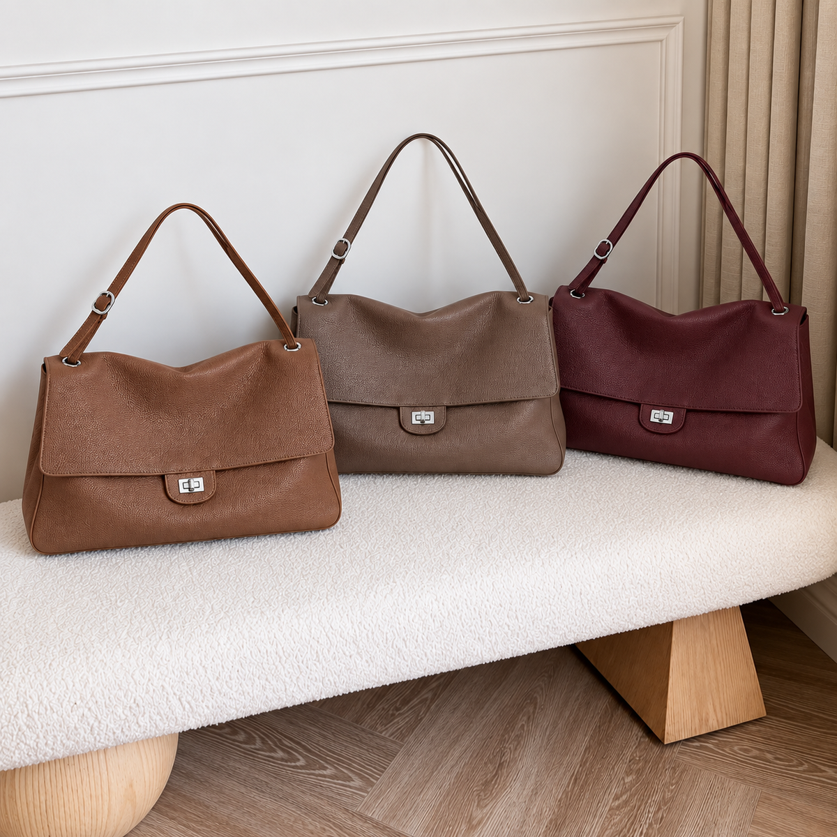 Alma - Leather Flap Bag